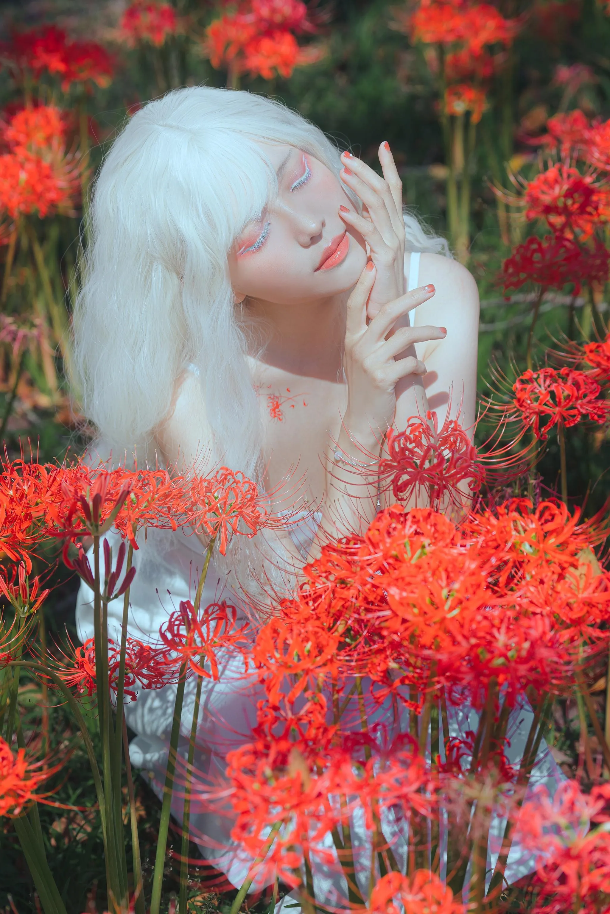 ElyEE子 – NO.129 23年10月订阅-B-White spider lily 白瓷彼岸 [27P]插图2